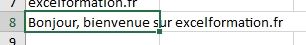 Excel formation - plusieurs lignes dans cellule excel - 16