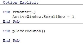 Excel formation - ScrollToTop - 14