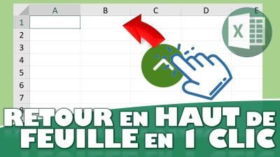 Comment insérer un bouton pour remonter tout en haut d’une feuille de calcul sur Excel