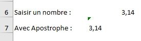 Excel formation - ajouter apostrohpe devant un nombre - 02