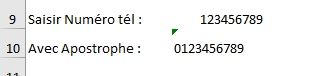 Excel formation - ajouter apostrohpe devant un nombre - 04
