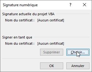 Excel formation - comment signer une macro vba - 08