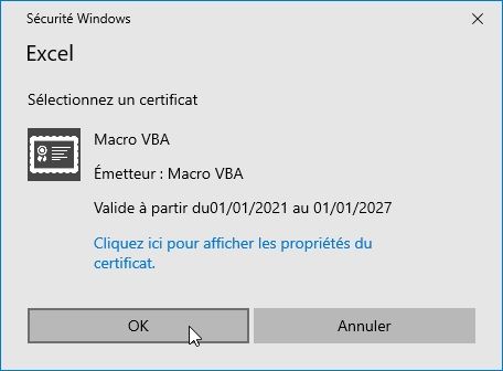 Excel formation - comment signer une macro vba - 09