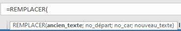 Excel formation - fonction remplacer - 02
