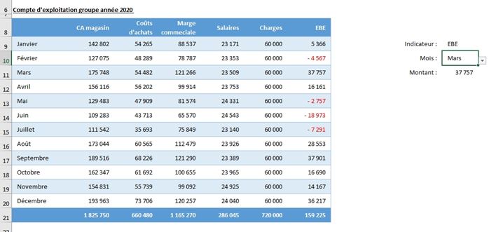 Excel formation - la fonction index-equiv - 03