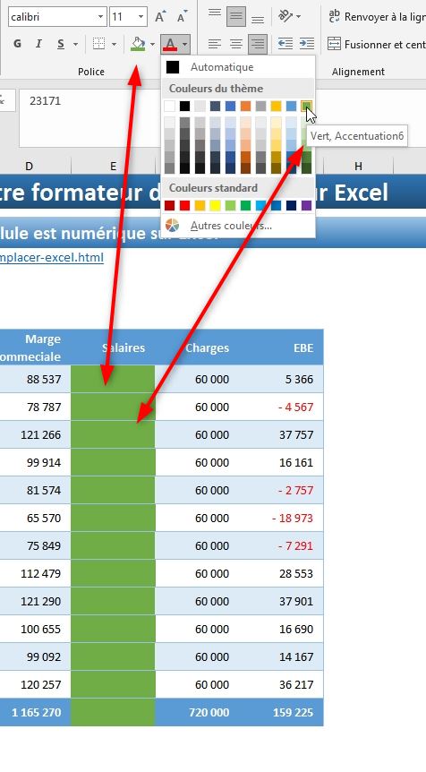 Excel formation - masquer des formules et données dans excel - 06