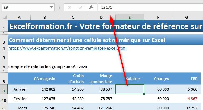 Excel formation - masquer des formules et données dans excel - 09