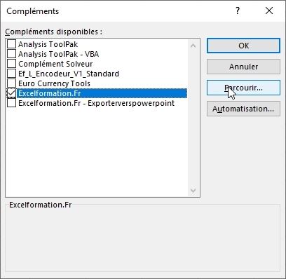 Excel formation - page vente saveMyFiles - 07