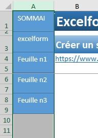 Excel formation - Sommaire automatique - 12
