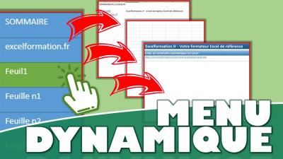 Comment créer un menu dynamique sur Excel ?