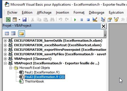 Excel formation - exporter feuille - 05