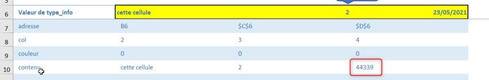 Excel formation - fonction cellule - 03