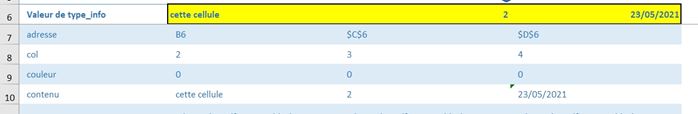 Excel formation - fonction cellule - 04