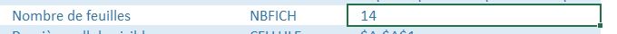 Excel formation - fonction informations - 04