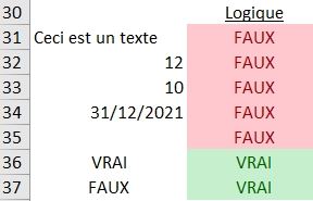 Excel formation - les tests de cellules - 14