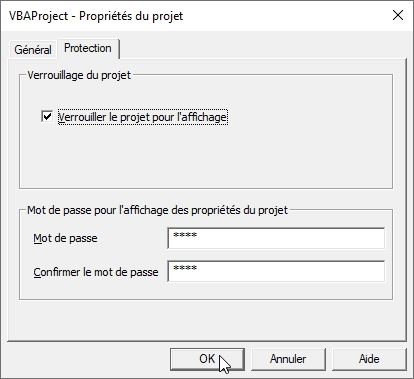 Excel formation - protection code vba - 02