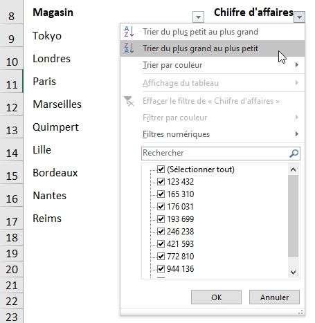 Excel formation - tri aleatoire - 07