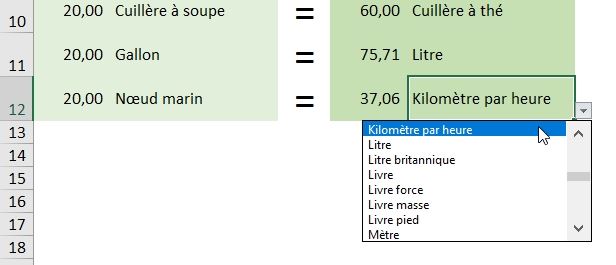 Excel formation - fonction convert - 02