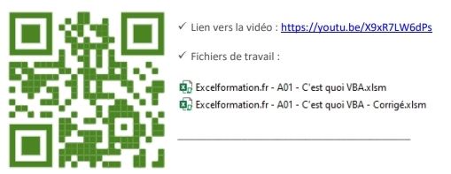 Excel formation - VBA pour les grands débutants - 04