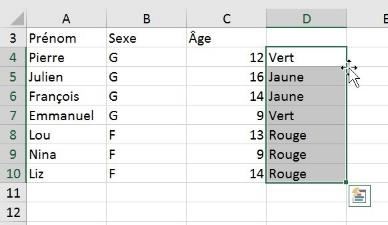 Excel formation - fonction SI - 10