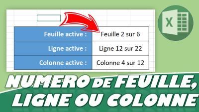 Comment compter le nombre de feuilles, de lignes ou de colonnes Excel ?