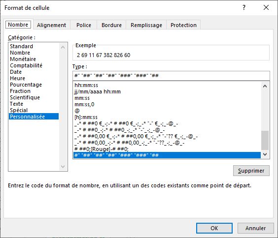 Excel formation - supprimer les espaces - 12