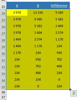 Excel formation - calculs de pgcd et de pccm - 05