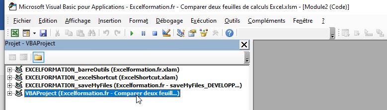 Excel formation - comparer deux feuilles de calcul - 02