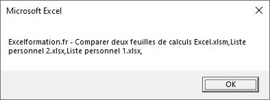 Excel formation - comparer deux feuilles de calcul - 04