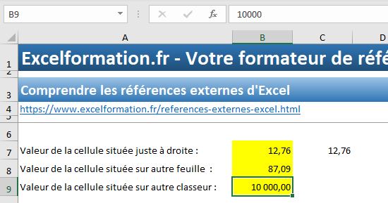 Excel formation - references externes - 19