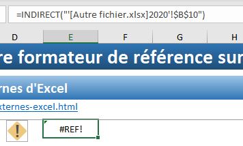 Excel formation - Référence dynamique - 04