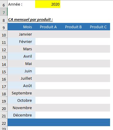 Excel formation - Référence dynamique - 07