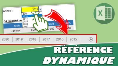 Comment mettre en place une référence dynamique ? La fonction INDIRECT() d’Excel