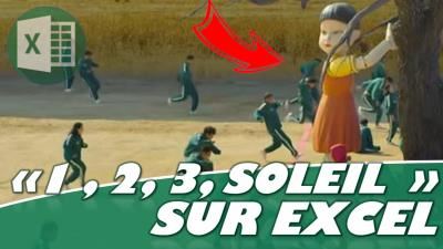 Comment jouer à « 1, 2, 3, Soleil » de Squid Game sur Excel ?