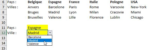 Excel formation - decaler - 10