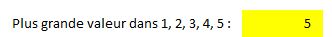 Excel formation - plus petite et grande valeurs - 02