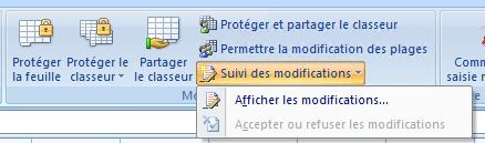 Excel formation - suivre les modifications fichier - 01