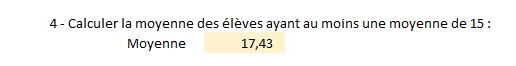 Excel formation - Calcul de moyenne - 07