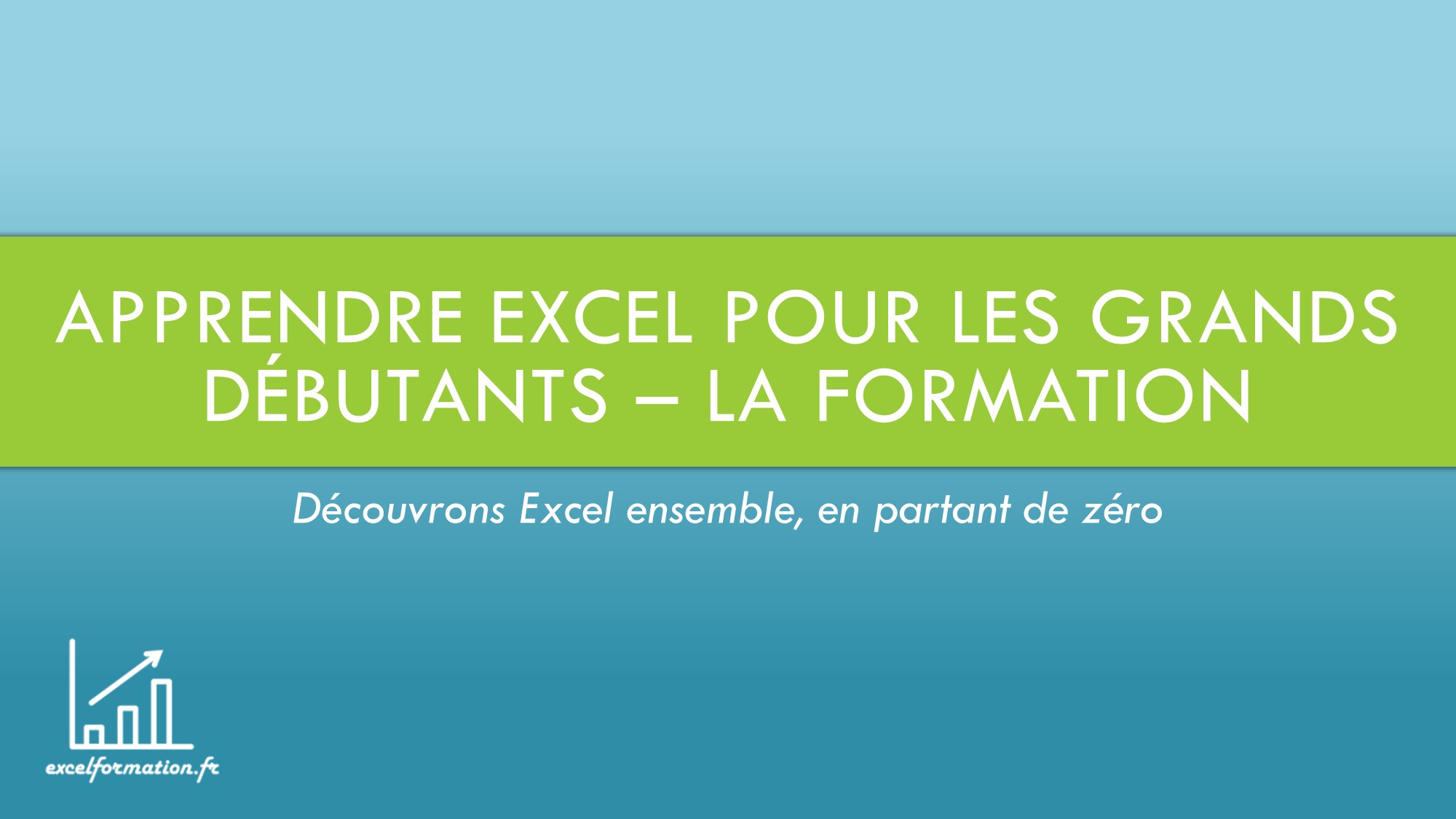 Apprendre les bases d'Excel