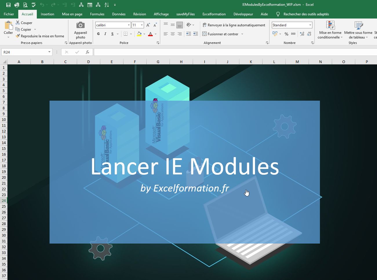 Excel formation - import export de modules vba - 09