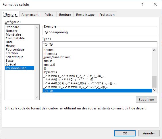 Excel formation - Liste à puce - 08