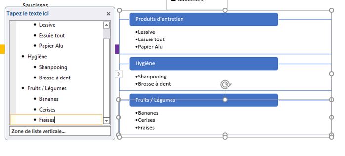 Excel formation - Liste à puce - 16