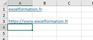 Excel formation - Obtenir la liste de fichiers - hypertexte - 06