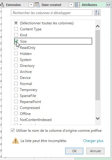 Excel formation - Obtenir la liste de fichiers - 09