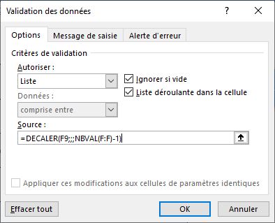 Excel formation - formulaire avec placeholder - 14