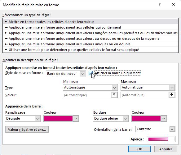 Excel formation - mini-graphiques 2 MFC - 12