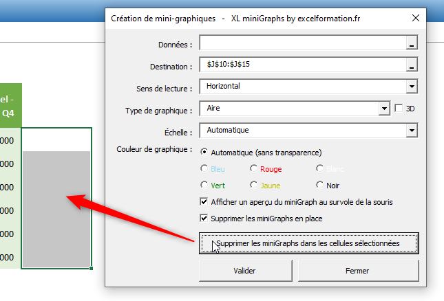 Excel formation - mini-graphiques évolués - 32