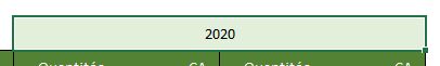 Excel formation - pas de fusion - 11