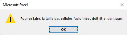 Excel formation - pas de fusion - 17