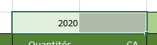 Excel formation - pas de fusion - 25